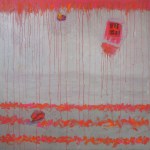 Opening The Window 40x40 acrylic and pumice $3200